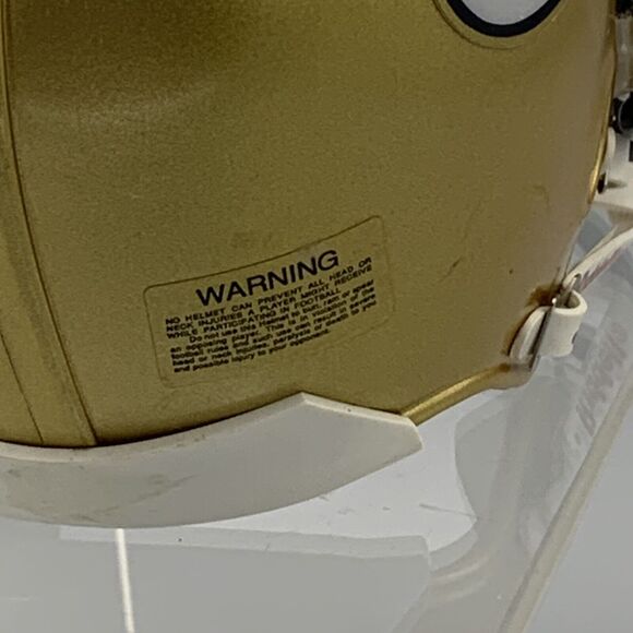 Vtg NCAA Mini Riddell GT Football Helmet Georgia Tech Yellow Jackets Bobby Dodd - Picture 13 of 15